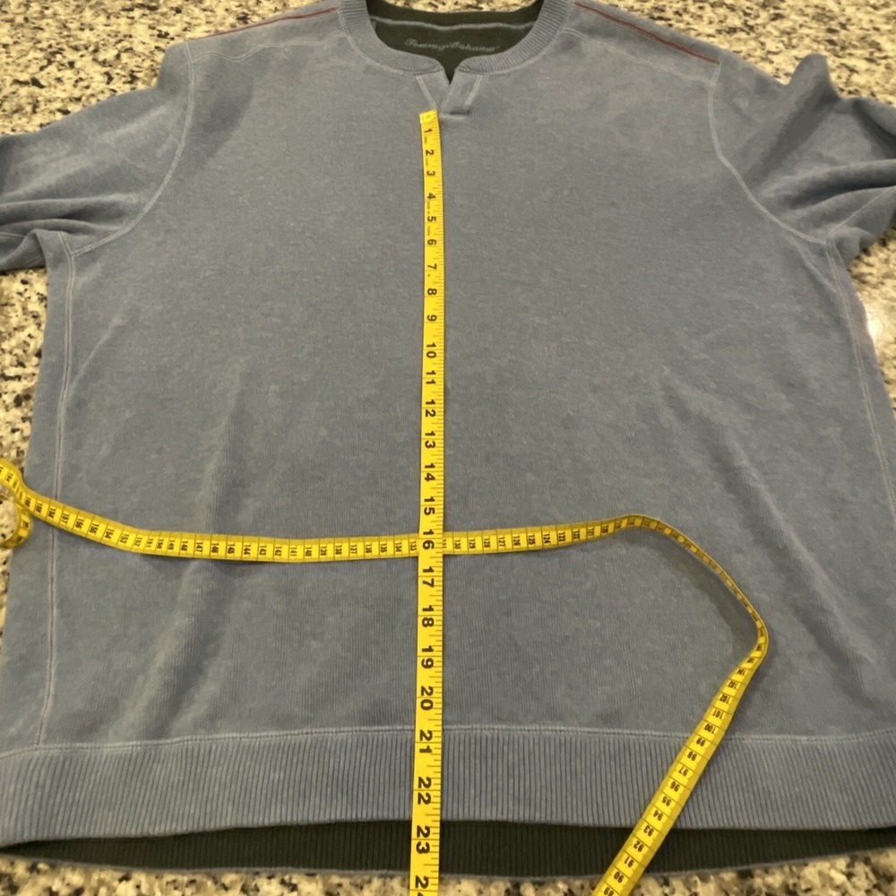 Tommy Bahama Sweater‎ Mens XL Long Sleeve Pullover Blue #633 - Picture 7 of 10
